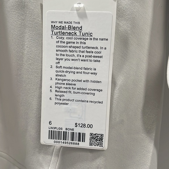 Lululemon modal blend turtleneck tunic - Picture 2 of 3